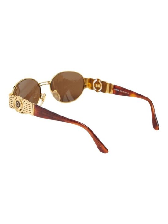 Fendi Sunglasses Brown Acetate Metal 1- Eyewear main image 8
